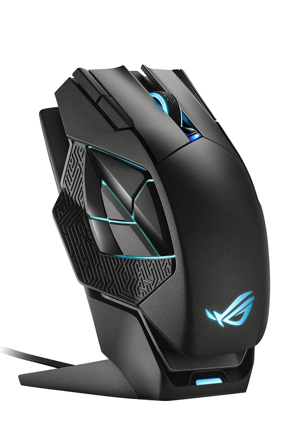 Бездротова ігрова миша ASUSTek ROG Spatha X MMO 12 програмних кнопок Дворежимне з’єднання До 67 годин мікроперемикач ROG RGB Чорний 19 000 dpi
Бездротова ігрова миша ASUSTek ROG Spatha X MMO 12 програмних кнопок Дворежимне з’єднання До 67 годин мікроперемикач ROG RGB Чорний 19 000 dpi