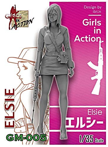 Zilpla Girls in Action Series Elsie Resin Kit 1/35 GM-005
Zilpla Girls in Action Series Elsie Resin Kit 1/35 GM-005