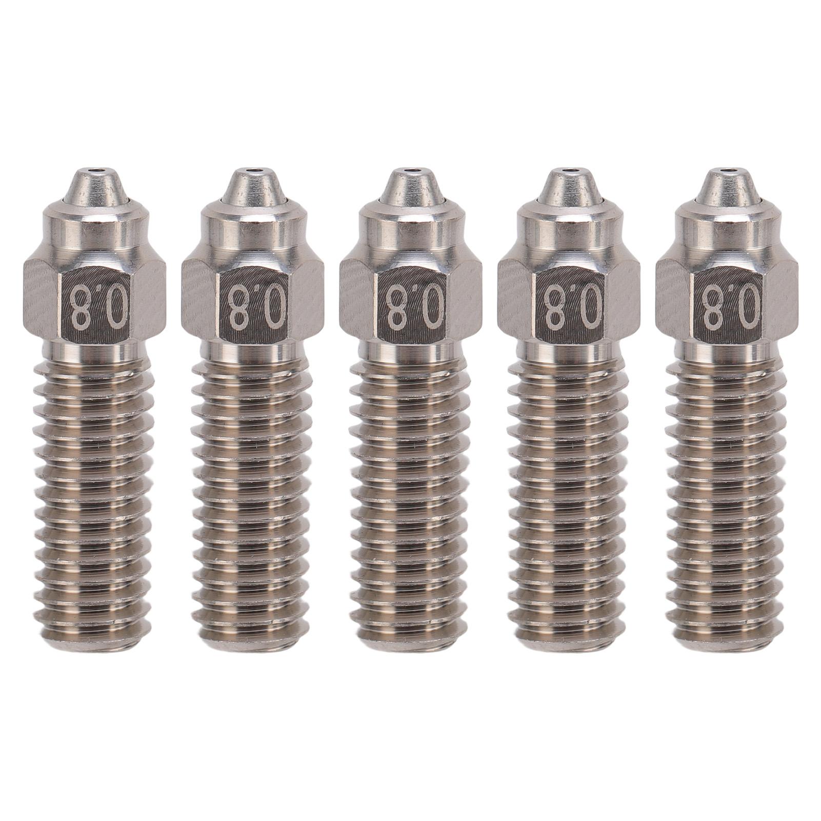 5pcs 3D Printer Bimetal MY Nozzles Replacement for Creality K1 K1 MAX CuCrZr Hardened Steel Support
5pcs 3D Printer Bimetal MY Nozzles Replacement for Creality K1 K1 MAX CuCrZr Hardened Steel Support