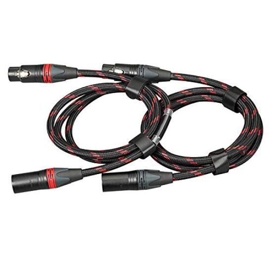 TOPPING TCX1 Audiophile 6N Single Crystal Copper XLR Balanced Line XLR Male TO XLR Female Professional Audio Cable (75CM)
TOPPING TCX1 Audiophile 6N Single Crystal Copper XLR Balanced Line XLR Male TO XLR Female Professional Audio Cable (75CM)