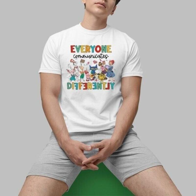 Everyone Communicates Differently Autism Awareness T Shirt 2025 Size S To 5 Xl 5XL різнокольоровий
Everyone Communicates Differently Autism Awareness T Shirt 2025 Size S To 5 Xl 5XL різнокольоровий