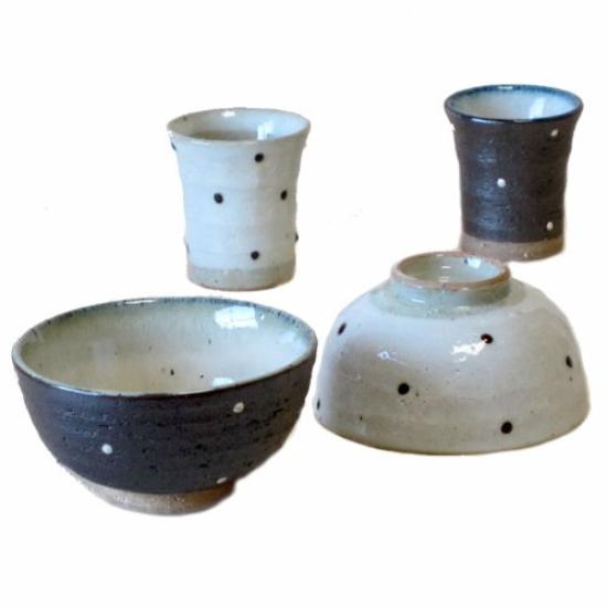 Souvenir Polka Dot Couple Rice Cup Set Rice Made in Dishwasher Microwave Mino Ware Bowl/Tea (Gift Box) Pair, Bowl, Cup, Japan, Safe, Safe,
Souvenir Polka Dot Couple Rice Cup Set Rice Made in Dishwasher Microwave Mino Ware Bowl/Tea (Gift Box) Pair, Bowl, Cup, Japan, Safe, Safe,