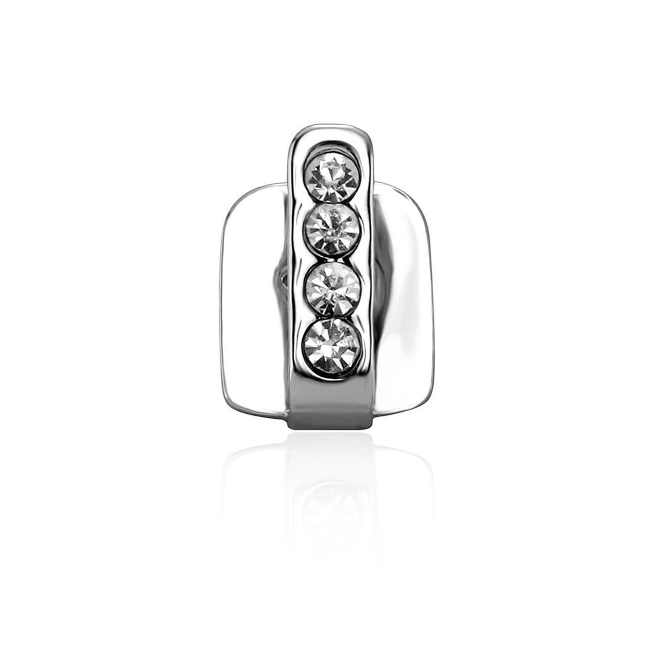 Gold Grillz: Single Vertical Bar With Four Diamonds - Stylish Daily Hip-Hop Fashion Accessory
Gold Grillz: Single Vertical Bar With Four Diamonds - Stylish Daily Hip-Hop Fashion Accessory