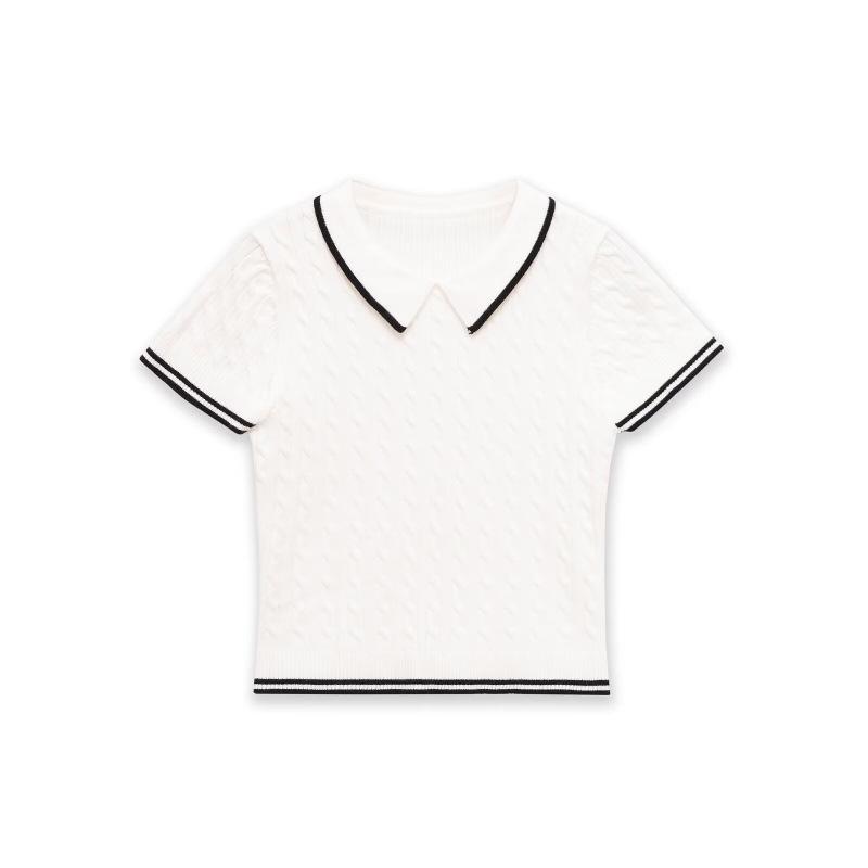 2026 Spring European & American Style Cable Knit Short Sleeve Sweater Large белый
2026 Spring European & American Style Cable Knit Short Sleeve Sweater Large белый