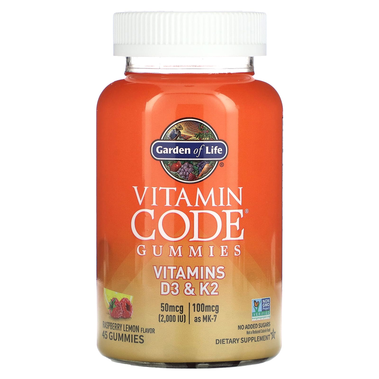 Garden of Life, жуйкові цукерки Vitamin Code, вітамін D3 і K2, малиновий лимон, 45 жуйкових цукерок
Garden of Life, жуйкові цукерки Vitamin Code, вітамін D3 і K2, малиновий лимон, 45 жуйкових цукерок