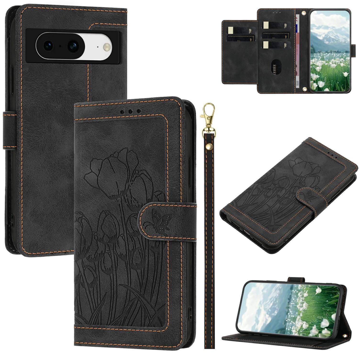 For Google Pixel 8a Case Tulip Leather Phone Cover with 5 Card Slots Wallet F
For Google Pixel 8a Case Tulip Leather Phone Cover with 5 Card Slots Wallet F
