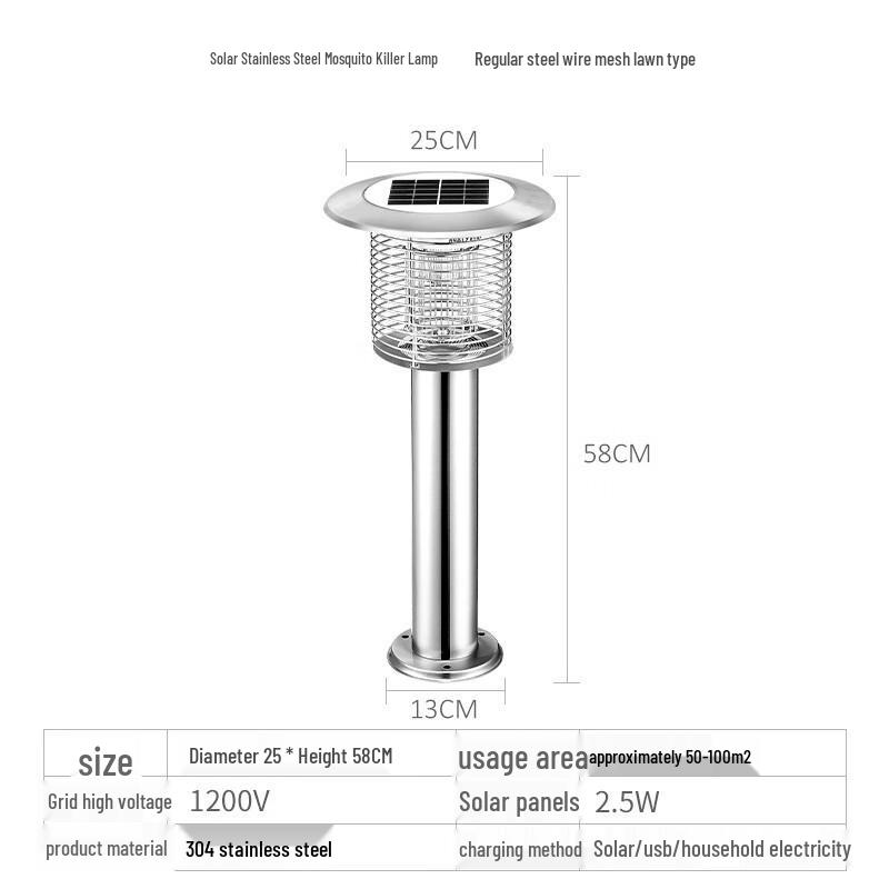 Solar Outdoor Waterproof Mosquito Killer Lamp
Solar Outdoor Waterproof Mosquito Killer Lamp