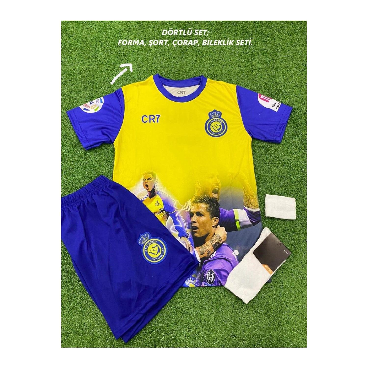 Cr7 Cristiano Ronaldo Al-Nassr 2023 Новый сезон El Nassr Ronaldo Illustrated Джерси Желтый комплект из 4 шт.
Cr7 Cristiano Ronaldo Al-Nassr 2023 Новый сезон El Nassr Ronaldo Illustrated Джерси Желтый комплект из 4 шт.