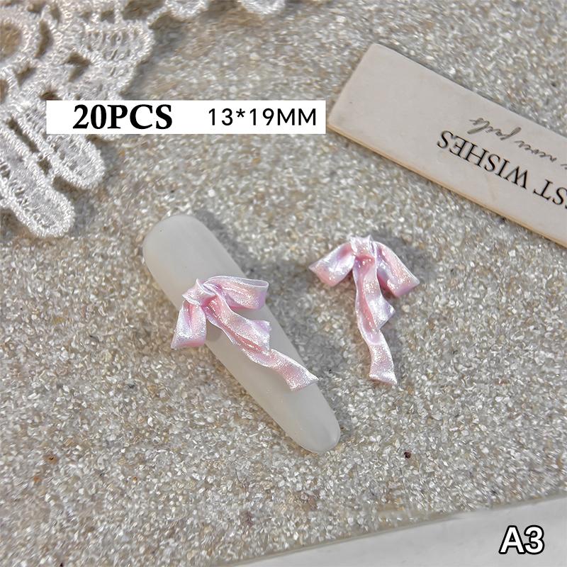 20/50Pcs Pearlescent 3D Nail Art Bow Charm For Nails Decoration Design Kawaii Manicure Accessories Bow-Knot Diy Craft Supplies A3
20/50Pcs Pearlescent 3D Nail Art Bow Charm For Nails Decoration Design Kawaii Manicure Accessories Bow-Knot Diy Craft Supplies A3