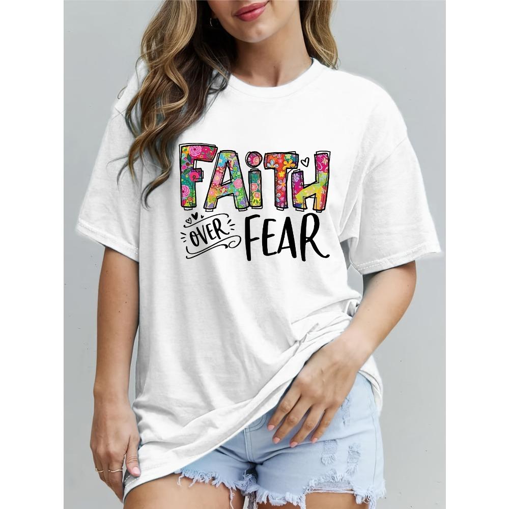 Loose Plus Size Fashion Trendy Colorful Letter Printed Women s Crew Neck T-Shirt XXS
Loose Plus Size Fashion Trendy Colorful Letter Printed Women s Crew Neck T-Shirt XXS