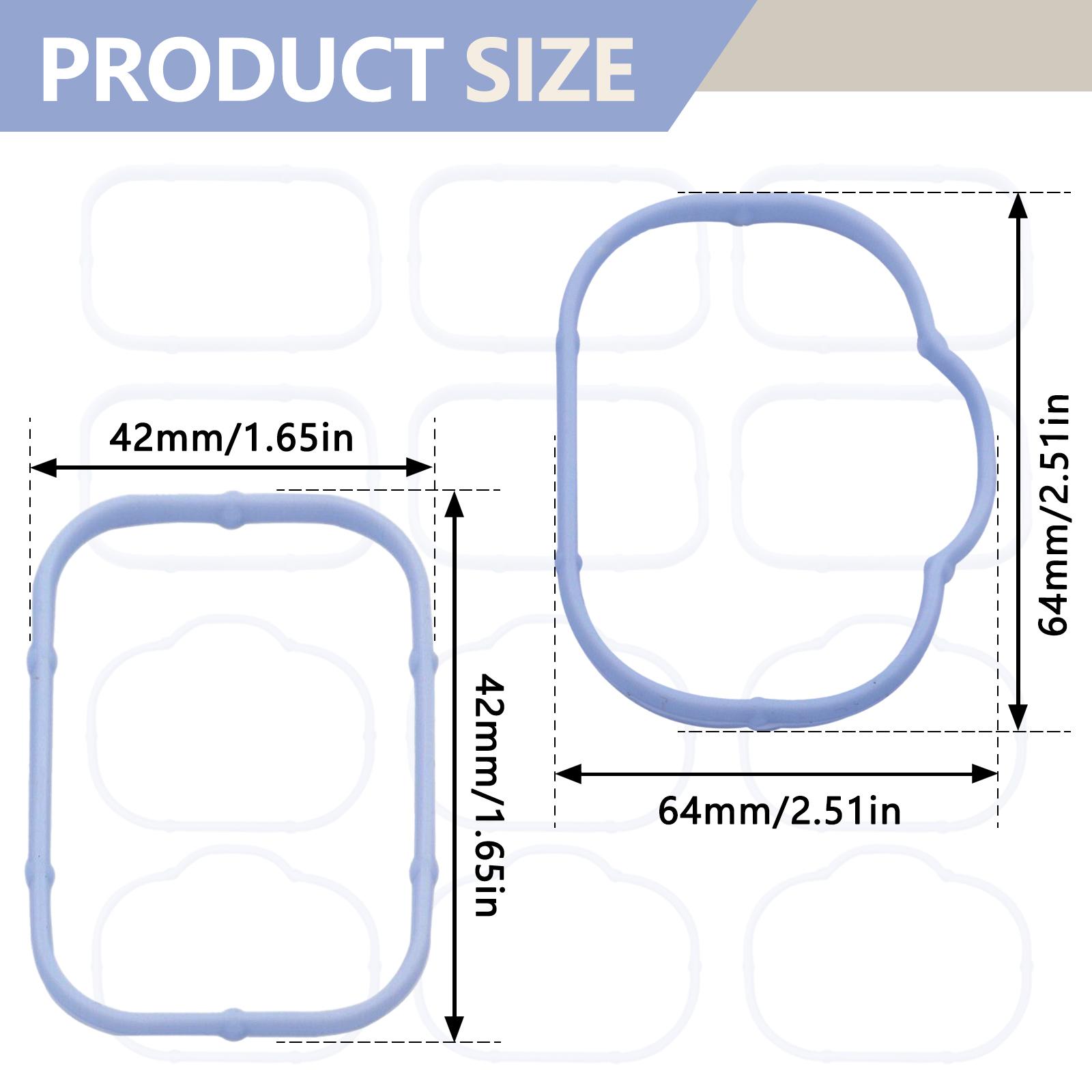 Intake Manifold Gasket Set Plenum Gasket for Chrysler Dodge Jeep Ram 3.6L 2011- 5184331AC 5184562AC
Intake Manifold Gasket Set Plenum Gasket for Chrysler Dodge Jeep Ram 3.6L 2011- 5184331AC 5184562AC