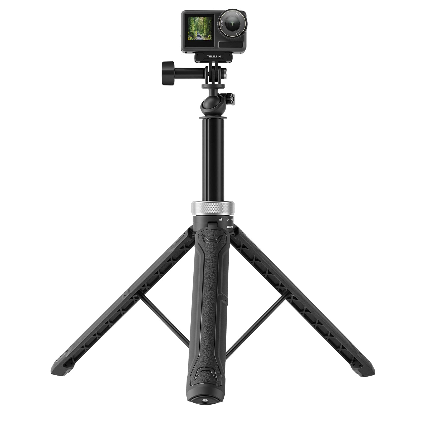 Selfie Aluminum 360 Shooting Tripod Lightweight and Compatible with GoPro Hero DJI Osmo Action TELESIN° 1.5M Stick, Alloy, Angle, Carbon, Camera, чёрный
Selfie Aluminum 360 Shooting Tripod Lightweight and Compatible with GoPro Hero DJI Osmo Action TELESIN° 1.5M Stick, Alloy, Angle, Carbon, Camera, чёрный
