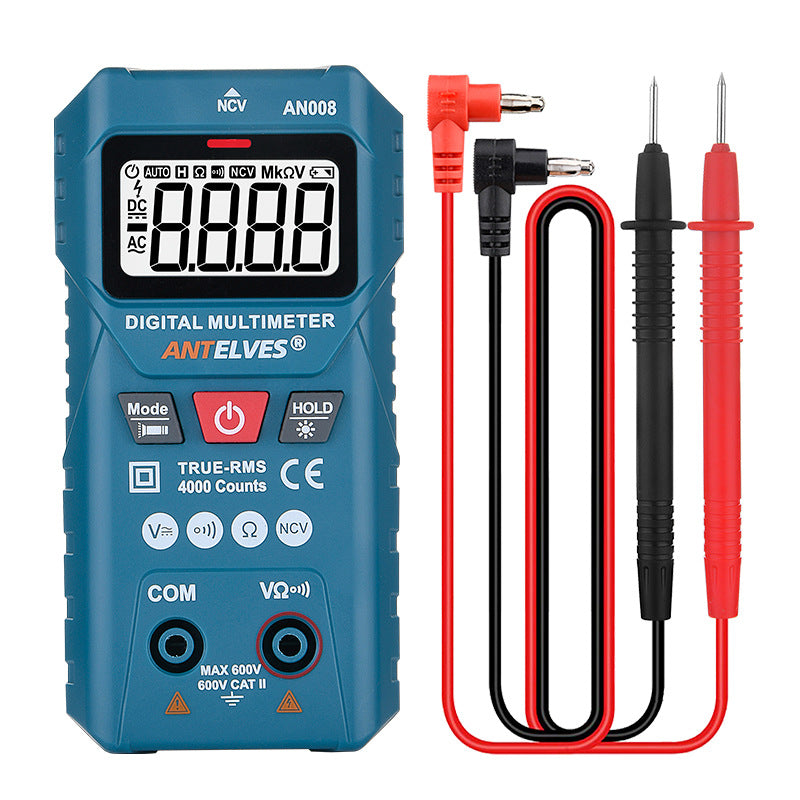 AN008 Smart Digital Multimeter AC/DC Voltage Resistance Continuity Measurement Tester NCV Multimeter with Auto Recognitio синій
AN008 Smart Digital Multimeter AC/DC Voltage Resistance Continuity Measurement Tester NCV Multimeter with Auto Recognitio синій