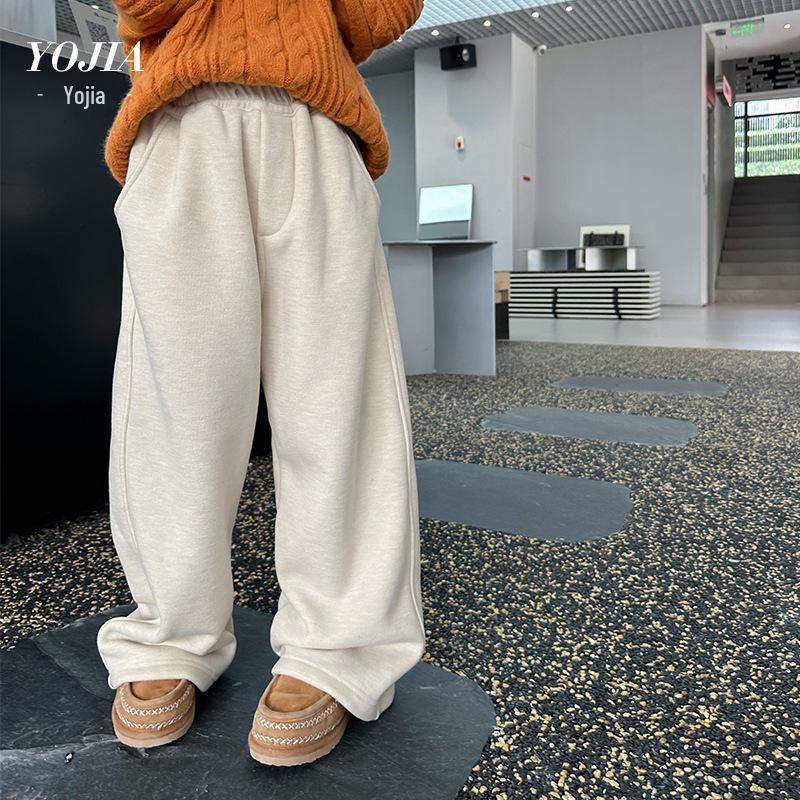 YOJIA Теплые повседневные брюки для девочек на флисовой подкладке, свободного кроя (Осень/Зима 2024) 160 cm бежевый
YOJIA Теплые повседневные брюки для девочек на флисовой подкладке, свободного кроя (Осень/Зима 2024) 160 cm бежевый