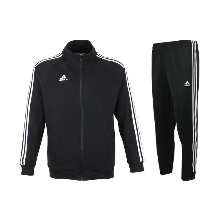 Adidas Three Stripe Color Block Zip Collar Jacket And Cuffed Pants Casual Sports Set Men Set Black White TR30J2-CBW+TR30P4-CBW S
Adidas Three Stripe Color Block Zip Collar Jacket And Cuffed Pants Casual Sports Set Men Set Black White TR30J2-CBW+TR30P4-CBW S