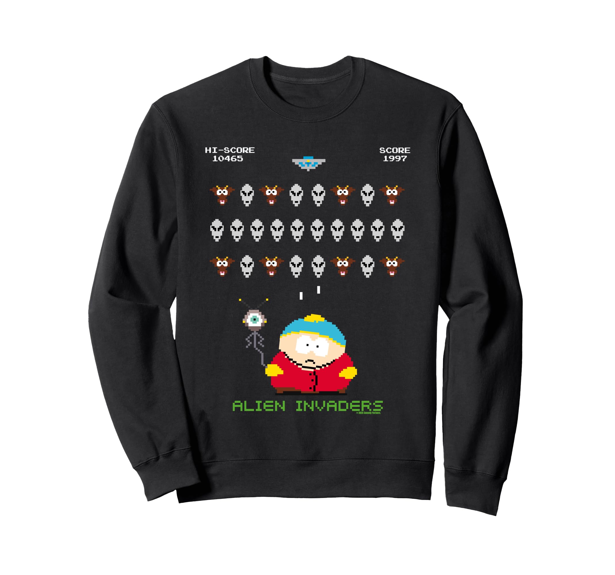 South Park Alien Invaders Probe Cartman Sweatshirt
South Park Alien Invaders Probe Cartman Sweatshirt