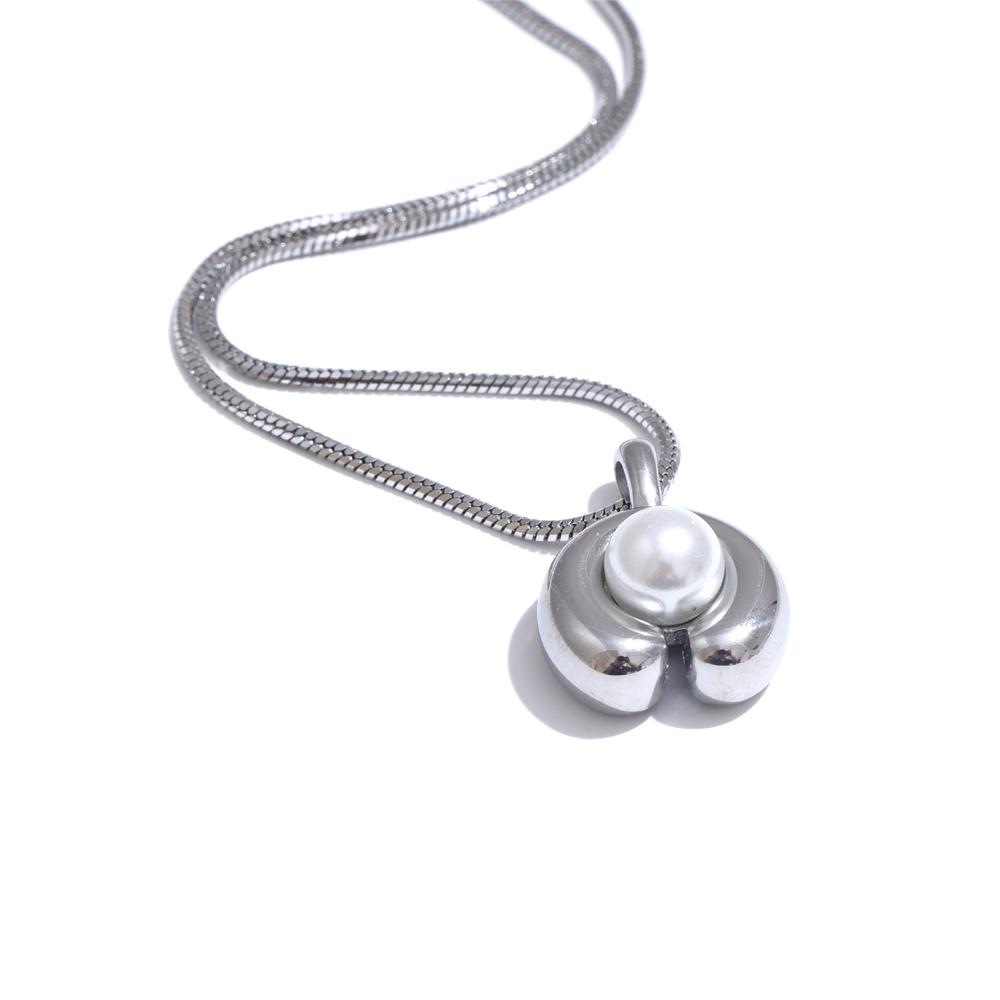 Yhpup Elegant Imitation Pearls Fashion Pendant Necklace for Women Stainless Steel Charm Collar Jewelry Wholesale Waterproof
Yhpup Elegant Imitation Pearls Fashion Pendant Necklace for Women Stainless Steel Charm Collar Jewelry Wholesale Waterproof
