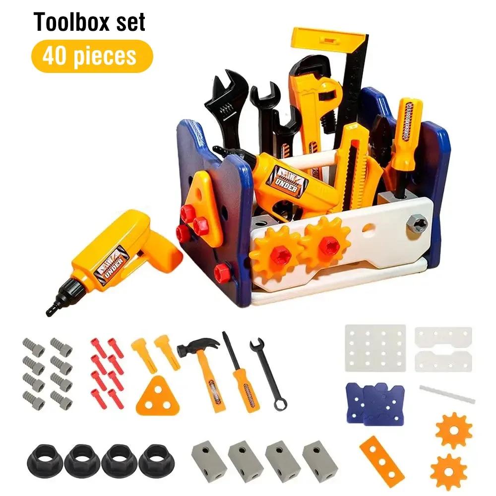 Screw Blocks Set Pretend Tools 40Pcs Kids Play Repair Tool Set Plastic Construction Toys Screwdrivers Toddler Boys Girls Child
Screw Blocks Set Pretend Tools 40Pcs Kids Play Repair Tool Set Plastic Construction Toys Screwdrivers Toddler Boys Girls Child