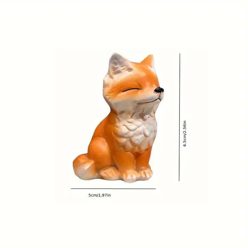 Miniature Cute Small Fox Figures Ornament,Resin Animals Crafts,DIY Micro Landscape Courtyard Home Decoration,Birthday gift
Miniature Cute Small Fox Figures Ornament,Resin Animals Crafts,DIY Micro Landscape Courtyard Home Decoration,Birthday gift