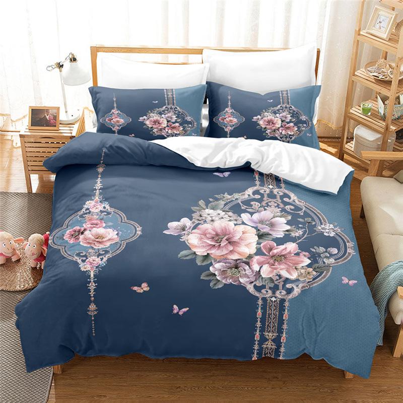Китайский цветочный трехпредметный набор 3D цифровая печать пододеяльник наволочка 135 * 200
Китайский цветочный трехпредметный набор 3D цифровая печать пододеяльник наволочка 135 * 200