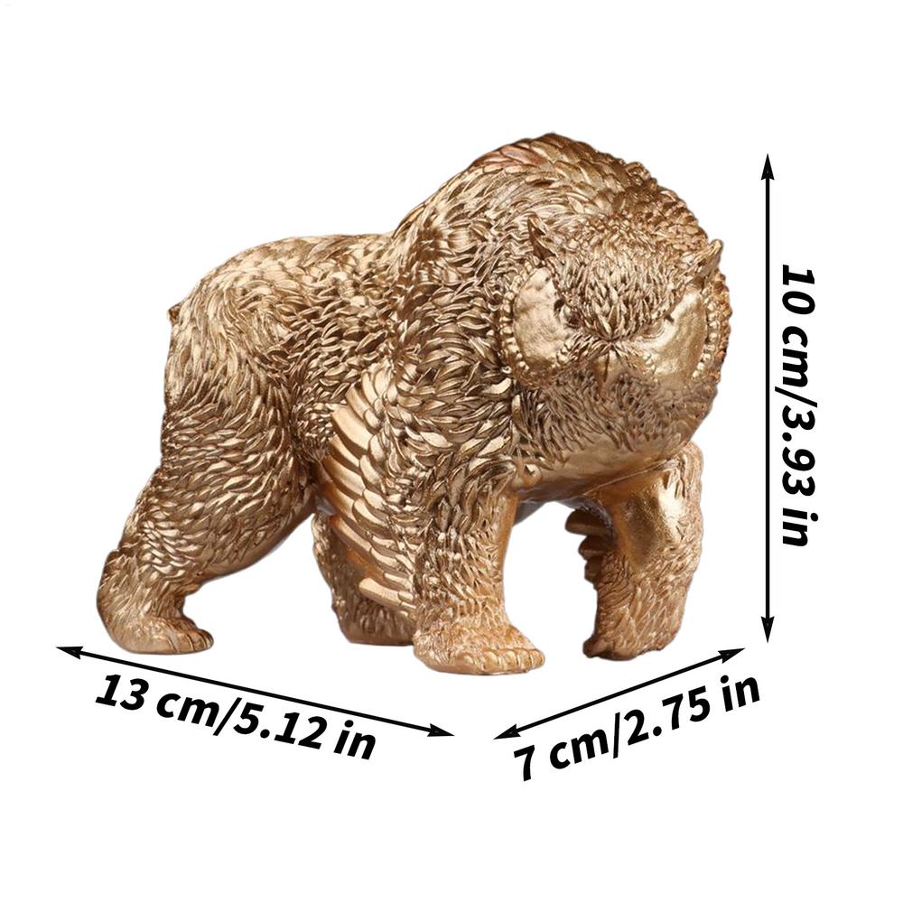 Bear Figurine Bear Garden Statue Modern Owl Head Design Sculptures Animal Resin For Garden Lawn Decorations Outside Porch Yard золотой
Bear Figurine Bear Garden Statue Modern Owl Head Design Sculptures Animal Resin For Garden Lawn Decorations Outside Porch Yard золотой