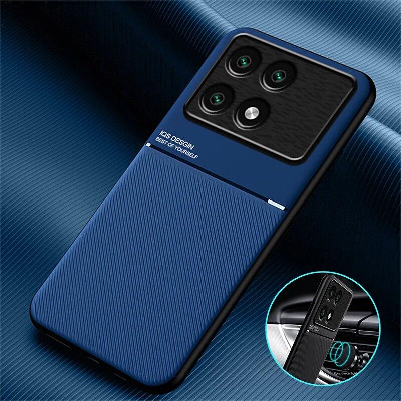 Для Xiaomi Poco X6 Pro 5G чехол из искусственной кожи с текстурой автомобиля, магнитный держатель, чехол для телефона для PocoX6 Pro X 6 X6Pro, противоударная задняя крышка
Для Xiaomi Poco X6 Pro 5G чехол из искусственной кожи с текстурой автомобиля, магнитный держатель, чехол для телефона для PocoX6 Pro X 6 X6Pro, противоударная задняя крышка
