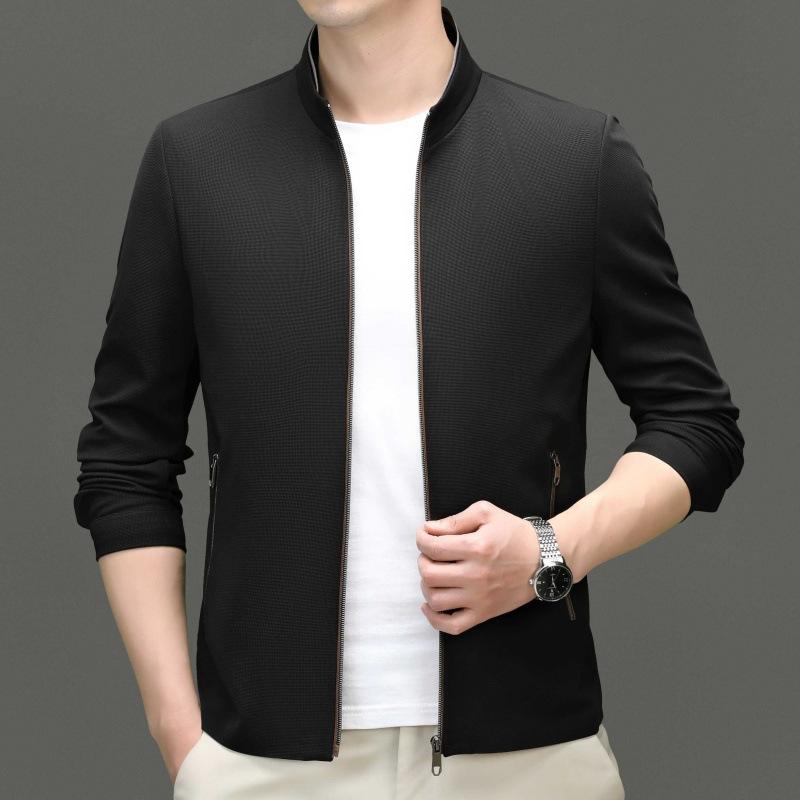 Весна и осень Новые мужские куртки Повседневные с лацканами для мужчин среднего возраста Деловые топы Тонкие свободные куртки для пап 205
Весна и осень Новые мужские куртки Повседневные с лацканами для мужчин среднего возраста Деловые топы Тонкие свободные куртки для пап 205