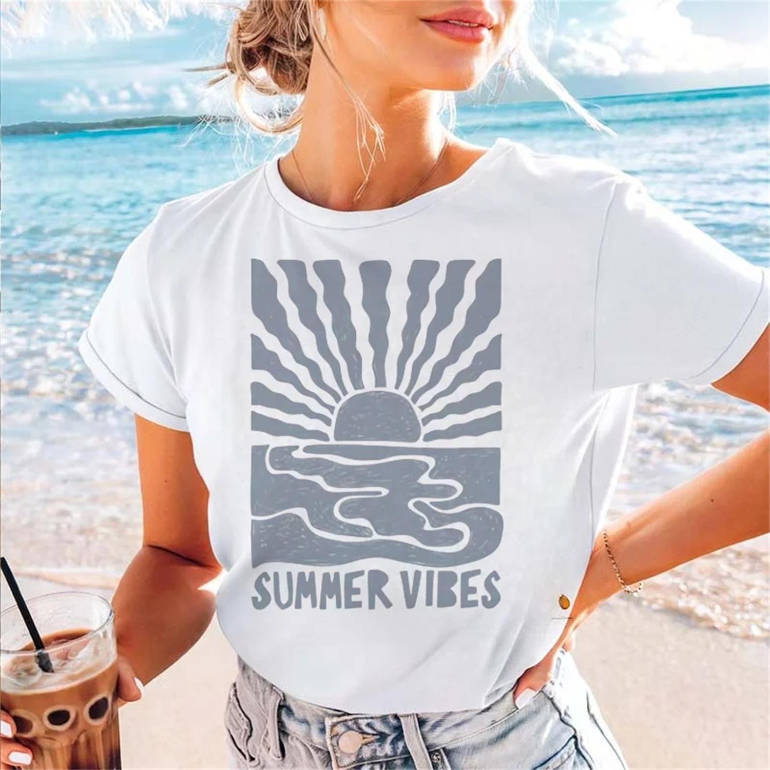 Retro Pattern Summer Women s Fashionable Round Neck Print Travel Seaside Vacation Women s Short Sleeved New Top Cartoon Clothing XXXXXL білий
Retro Pattern Summer Women s Fashionable Round Neck Print Travel Seaside Vacation Women s Short Sleeved New Top Cartoon Clothing XXXXXL білий