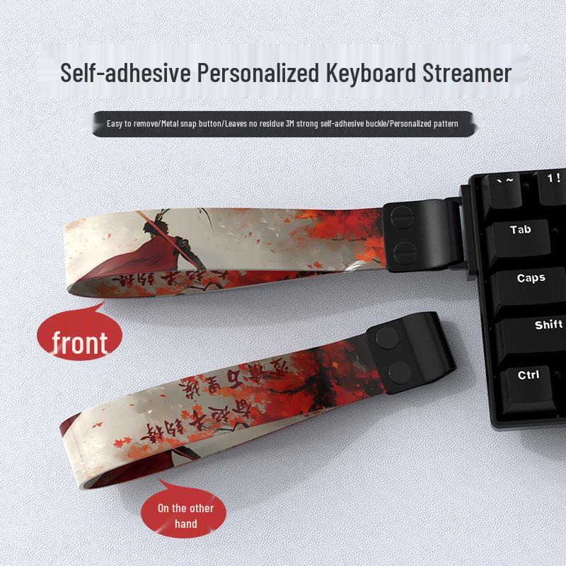 Wooting Keyboard Lanyard: Two-Dimensional Decorative DIY Woven Ribbon with Personalized ROG Meijia Magnetic Axis
Wooting Keyboard Lanyard: Two-Dimensional Decorative DIY Woven Ribbon with Personalized ROG Meijia Magnetic Axis