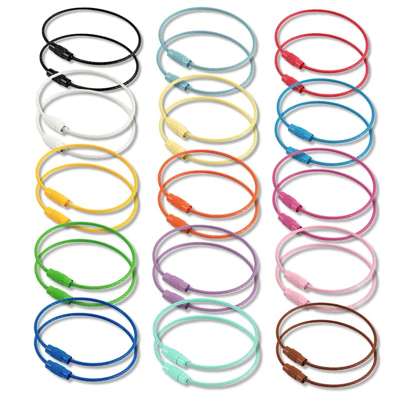 Neutral Zenith key ring wire ring ball chain Preventing from coming off stainless screw-in It won t come off 15 colors 30 pieces set
Neutral Zenith key ring wire ring ball chain Preventing from coming off stainless screw-in It won t come off 15 colors 30 pieces set