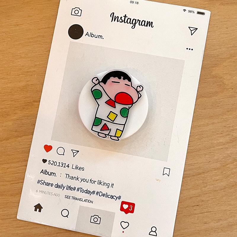 Cartoon Crayon Shin-chan Phone Holder: Cute, Foldable, Stretchable Desktop Stand
Cartoon Crayon Shin-chan Phone Holder: Cute, Foldable, Stretchable Desktop Stand