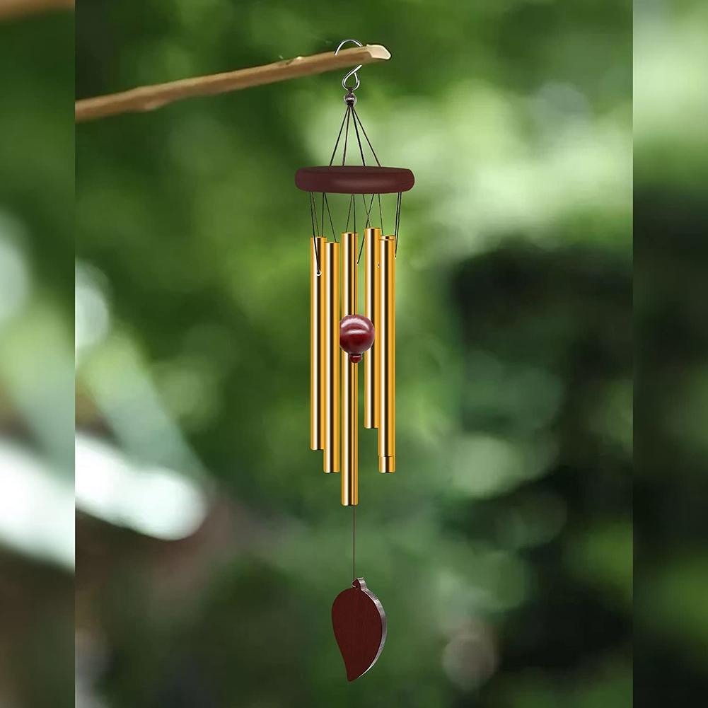 Wind Chimes Outdoor, Memorial Wind Chimes With Hook And 6 Tubes, Wooden Wind Chime Decor For Home, Garden, Patio
Wind Chimes Outdoor, Memorial Wind Chimes With Hook And 6 Tubes, Wooden Wind Chime Decor For Home, Garden, Patio