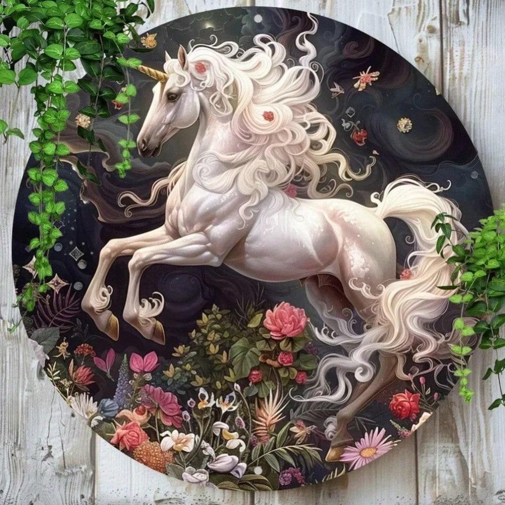 Unicorn Metal Wall Art Vintage Round Sign Home Office Decor Easy Install 20x20 разноцветный
Unicorn Metal Wall Art Vintage Round Sign Home Office Decor Easy Install 20x20 разноцветный