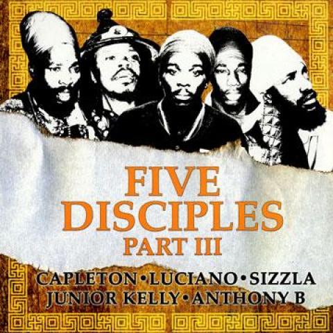 LP Record CAPLETON, LUCIANO, SIZZLA, JUNIOR K - Five Disciples Part 3 PENLP2026 Jet Star UK/Pen 2004 Jamaica Reggae, Ska & Dub
LP Record CAPLETON, LUCIANO, SIZZLA, JUNIOR K - Five Disciples Part 3 PENLP2026 Jet Star UK/Pen 2004 Jamaica Reggae, Ska & Dub