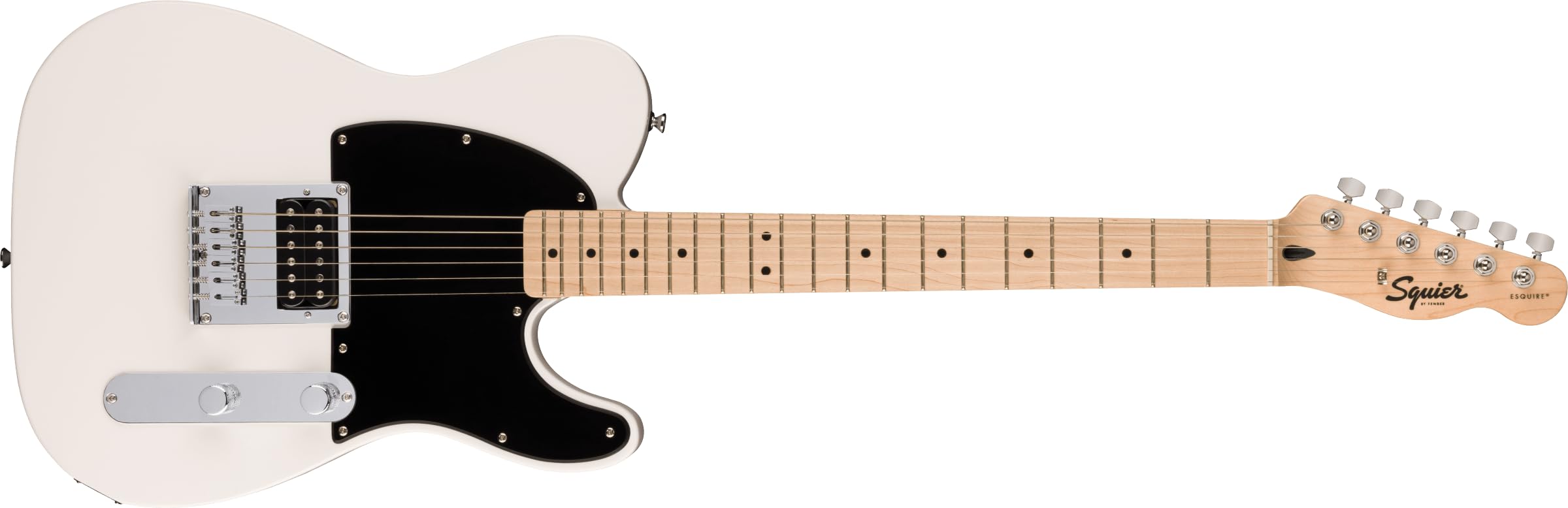 Squier by Fender Squier Электрогитара Клен Черный Арктический Белый с Мягким Чехлом Sonic™ Esquire® H, Накладка на гриф, Пикгард,
Squier by Fender Squier Электрогитара Клен Черный Арктический Белый с Мягким Чехлом Sonic™ Esquire® H, Накладка на гриф, Пикгард,