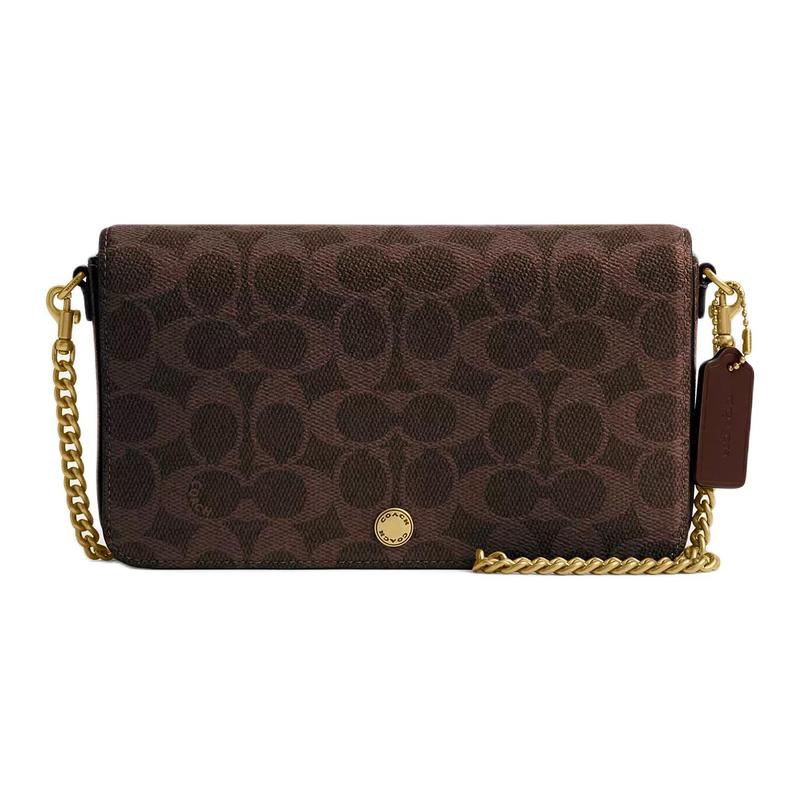COACH Mila 21 chain shoulder strap coated canvas and calfskin crossbody shoulder bag small size women s maple color коричневий
COACH Mila 21 chain shoulder strap coated canvas and calfskin crossbody shoulder bag small size women s maple color коричневий