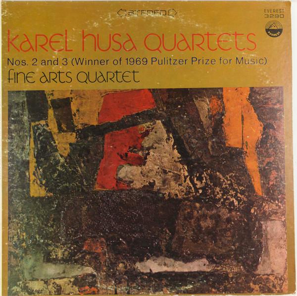 LP Record KAREL HUSA - THE FINE ARTS QUARTET - Karel Husa Quartets (Nos. 2 And 3) SDBR3290 Everest 1971 US Classical Used
LP Record KAREL HUSA - THE FINE ARTS QUARTET - Karel Husa Quartets (Nos. 2 And 3) SDBR3290 Everest 1971 US Classical Used