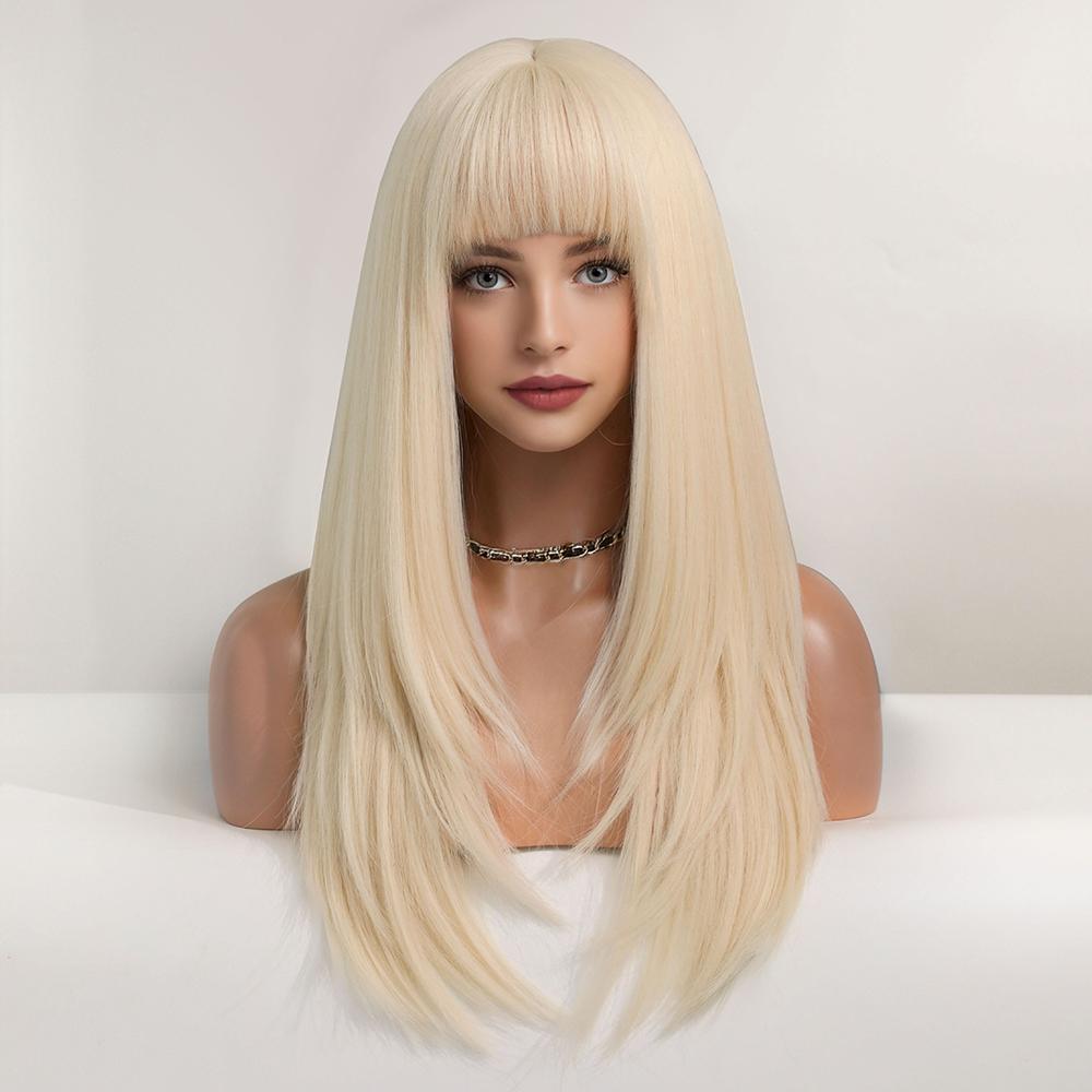 Блондинка Синтетичні перуки з чубчиком для жінок Довге хвилясте волосся Косплей Лоліта Вечірка Натуральні термостійкі перуки Волокно Щоденне волосся MW8292-2
Блондинка Синтетичні перуки з чубчиком для жінок Довге хвилясте волосся Косплей Лоліта Вечірка Натуральні термостійкі перуки Волокно Щоденне волосся MW8292-2