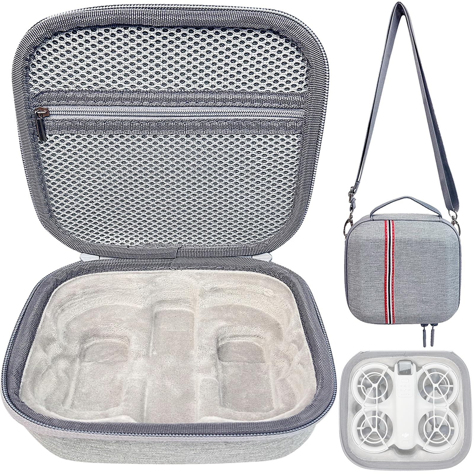 Taoricup DJI Neo Compatible Case Storage Case Bag Neo Drone Carry Case Mini Neo Protective Case Storage Bag DJI Neo Compatible Accessories сірий колір
Taoricup DJI Neo Compatible Case Storage Case Bag Neo Drone Carry Case Mini Neo Protective Case Storage Bag DJI Neo Compatible Accessories сірий колір