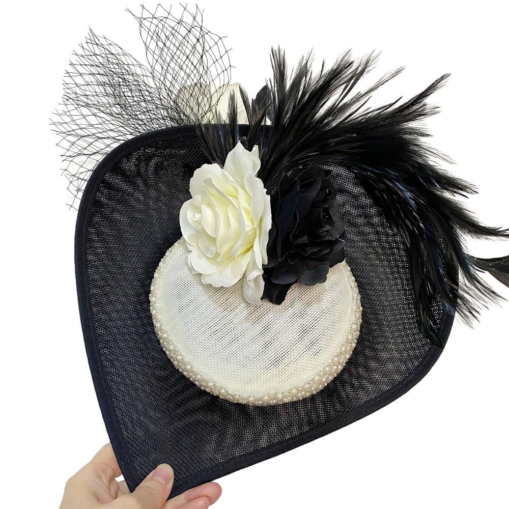 European And American Burgundy Imitation Hemp Yarn Headgear Bridal Hair Accessories Banquet Photo Top Hat Feather Headgear
European And American Burgundy Imitation Hemp Yarn Headgear Bridal Hair Accessories Banquet Photo Top Hat Feather Headgear