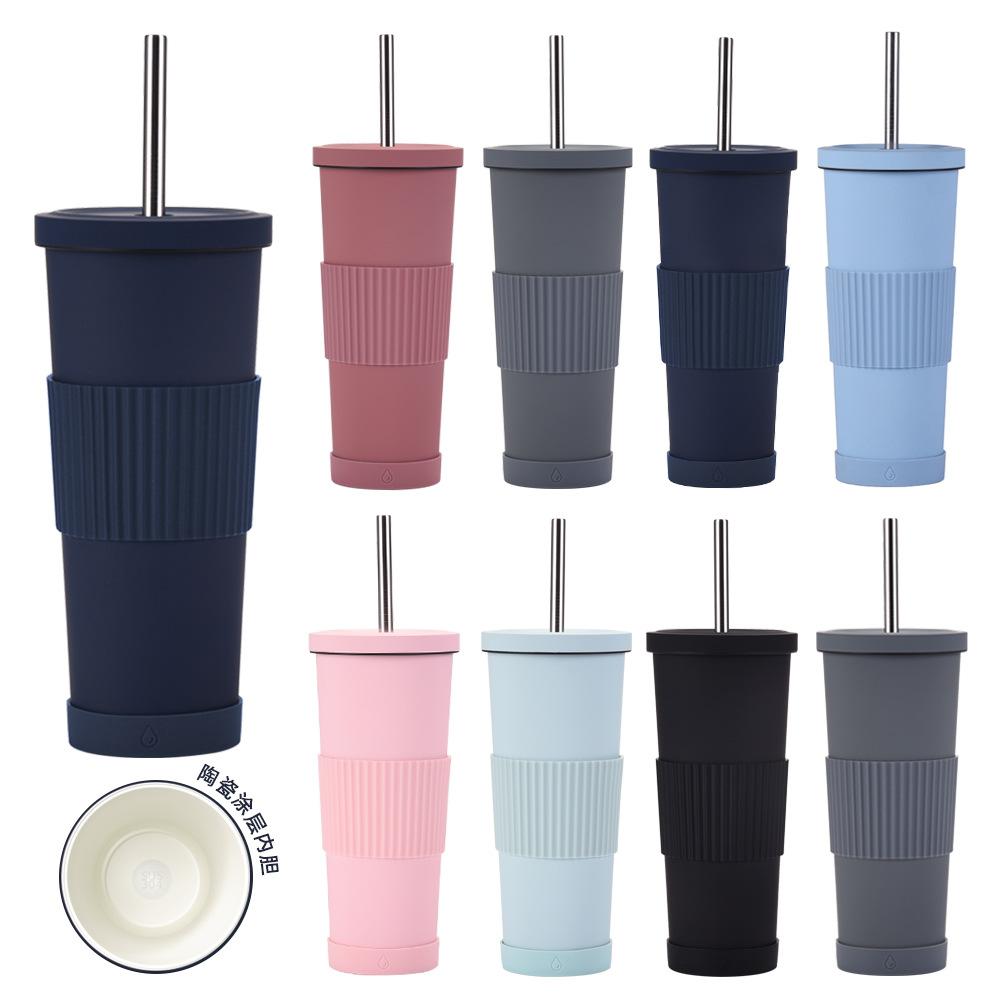 2025830Ml Ceramic Liner Milk Tea Cup Non-Slip Portable Straw Thermos Cup Stainless Steel Straw Cup 830ml мох зеленого
2025830Ml Ceramic Liner Milk Tea Cup Non-Slip Portable Straw Thermos Cup Stainless Steel Straw Cup 830ml мох зеленого