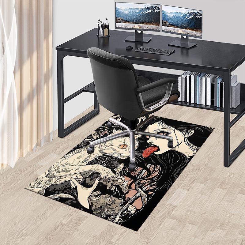 1pc Anime Cat Rug Office Carpet, Non Slip Mat, Anime Cartoon Design, Holiday Gift for Home Decor, Living Room, Bedroom, 60cm by 90cm
1pc Anime Cat Rug Office Carpet, Non Slip Mat, Anime Cartoon Design, Holiday Gift for Home Decor, Living Room, Bedroom, 60cm by 90cm
