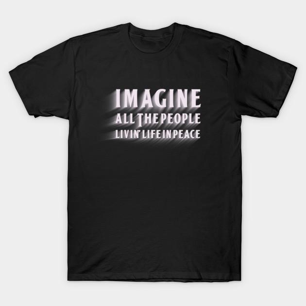 Men Black Print T-shirt Imagine All The People No-Cut Transfer Paper Print Cotton Tshirt L чёрный
Men Black Print T-shirt Imagine All The People No-Cut Transfer Paper Print Cotton Tshirt L чёрный