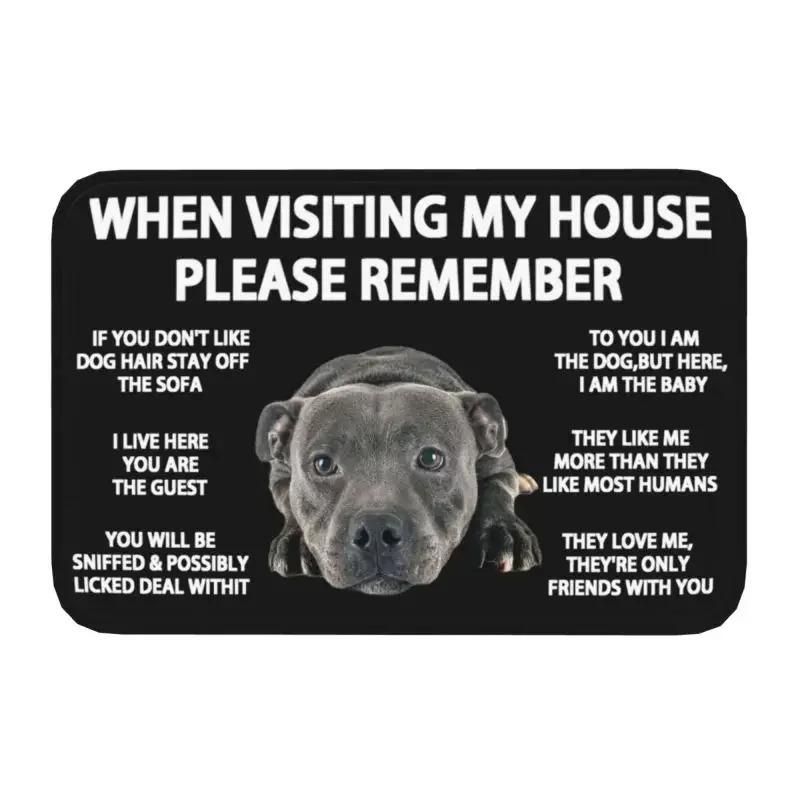 Staffordshire Bull Terrier Doormat Non-Slip Kitchen Bath Mat Bedroom Balcony Floor Door Rug Foot Rugs Entrance Carpet for Home 30x50cm
Staffordshire Bull Terrier Doormat Non-Slip Kitchen Bath Mat Bedroom Balcony Floor Door Rug Foot Rugs Entrance Carpet for Home 30x50cm