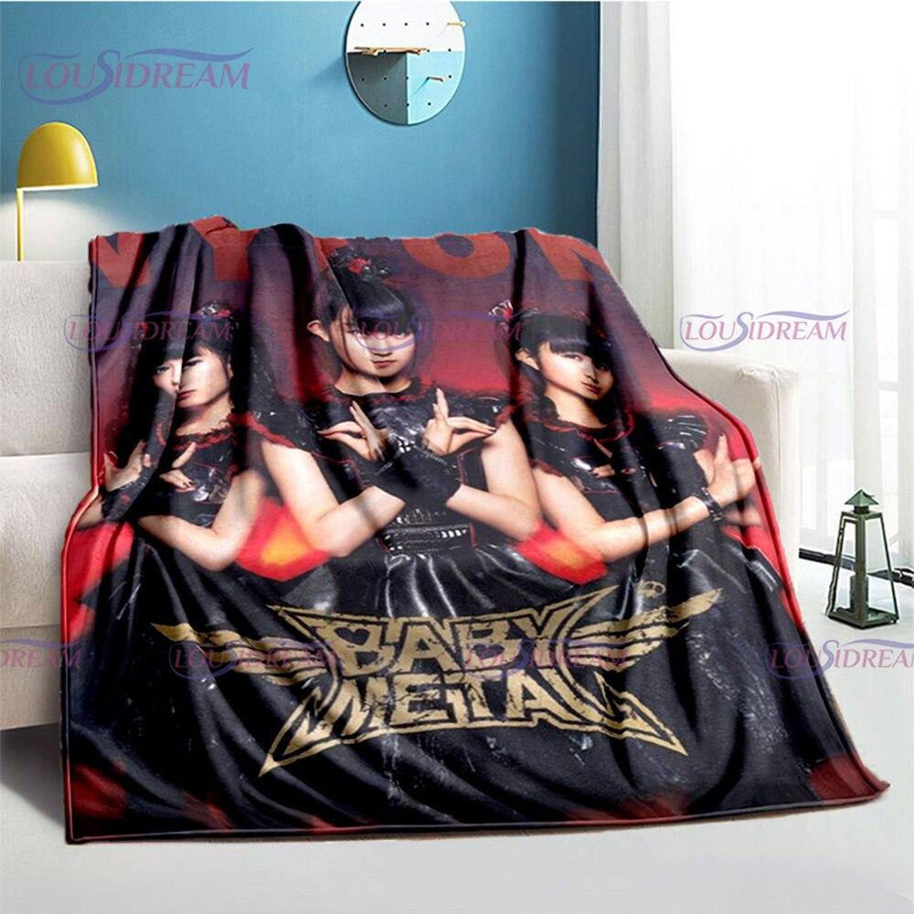 Надм яка фланелева ковдра з принтом Babymetal. Тепла, зручна музична ковдра з важким металом, подарунки для дітей, дорослих, на весь сезон 100cmx150cm
Надм яка фланелева ковдра з принтом Babymetal. Тепла, зручна музична ковдра з важким металом, подарунки для дітей, дорослих, на весь сезон 100cmx150cm