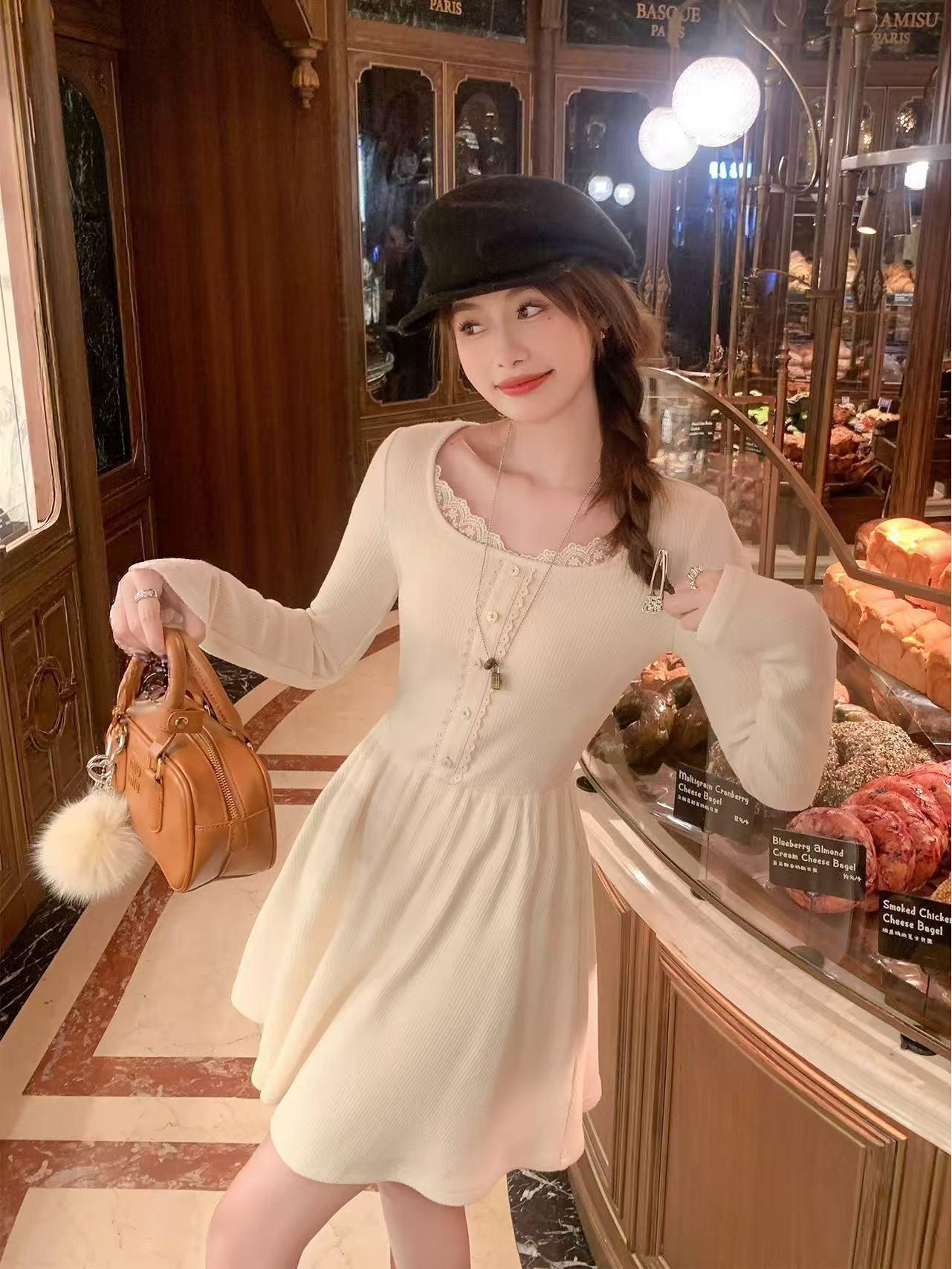 Korean Style Apricot Knit Dress - 2025 Autumn/Winter Women s Long Sleeve Waist-Cinching Short Skirt L (105-115 jin) абрикосовый
Korean Style Apricot Knit Dress - 2025 Autumn/Winter Women s Long Sleeve Waist-Cinching Short Skirt L (105-115 jin) абрикосовый