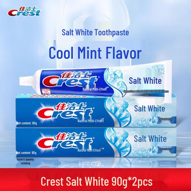 Crest Crystal Salt White Toothpaste
Crest Crystal Salt White Toothpaste
