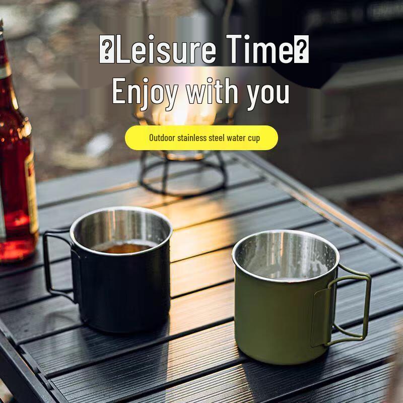 MINNA 304 Stainless Steel Folding Camping Mug 350ML
MINNA 304 Stainless Steel Folding Camping Mug 350ML