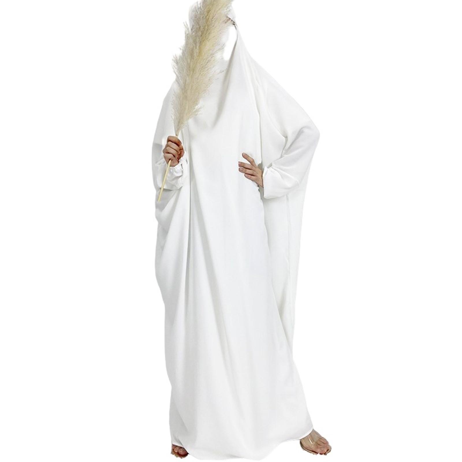 Длинные платья мусульманских женщин больших размеров, однотонные повседневные платья с капюшоном, платья с длинным рукавом One Size белый
Длинные платья мусульманских женщин больших размеров, однотонные повседневные платья с капюшоном, платья с длинным рукавом One Size белый