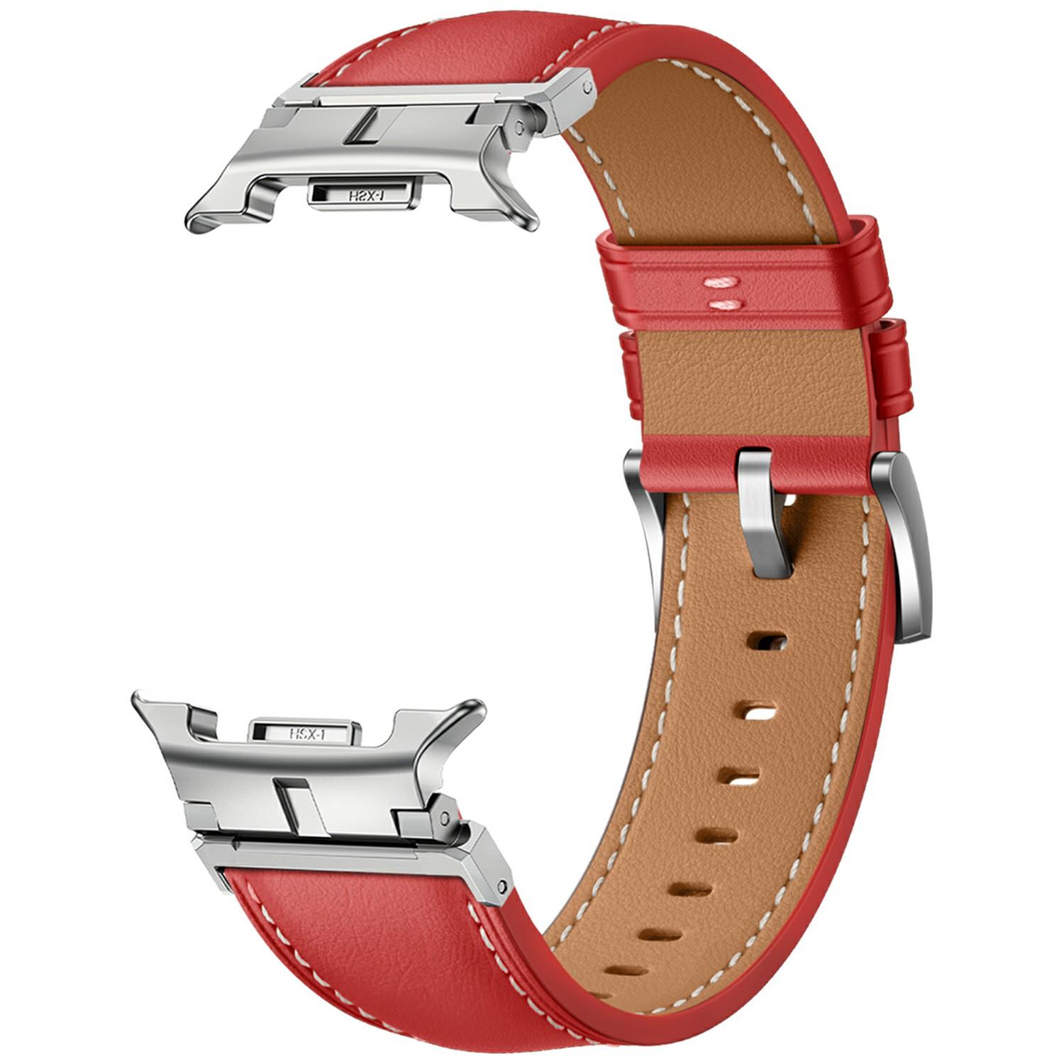 Watch Band for Samsung Galaxy Watch8 44mm/40mm/Watch8 Classic 46mm Metal Connector Genuine Cow Leather Strap Red
Watch Band for Samsung Galaxy Watch8 44mm/40mm/Watch8 Classic 46mm Metal Connector Genuine Cow Leather Strap Red
